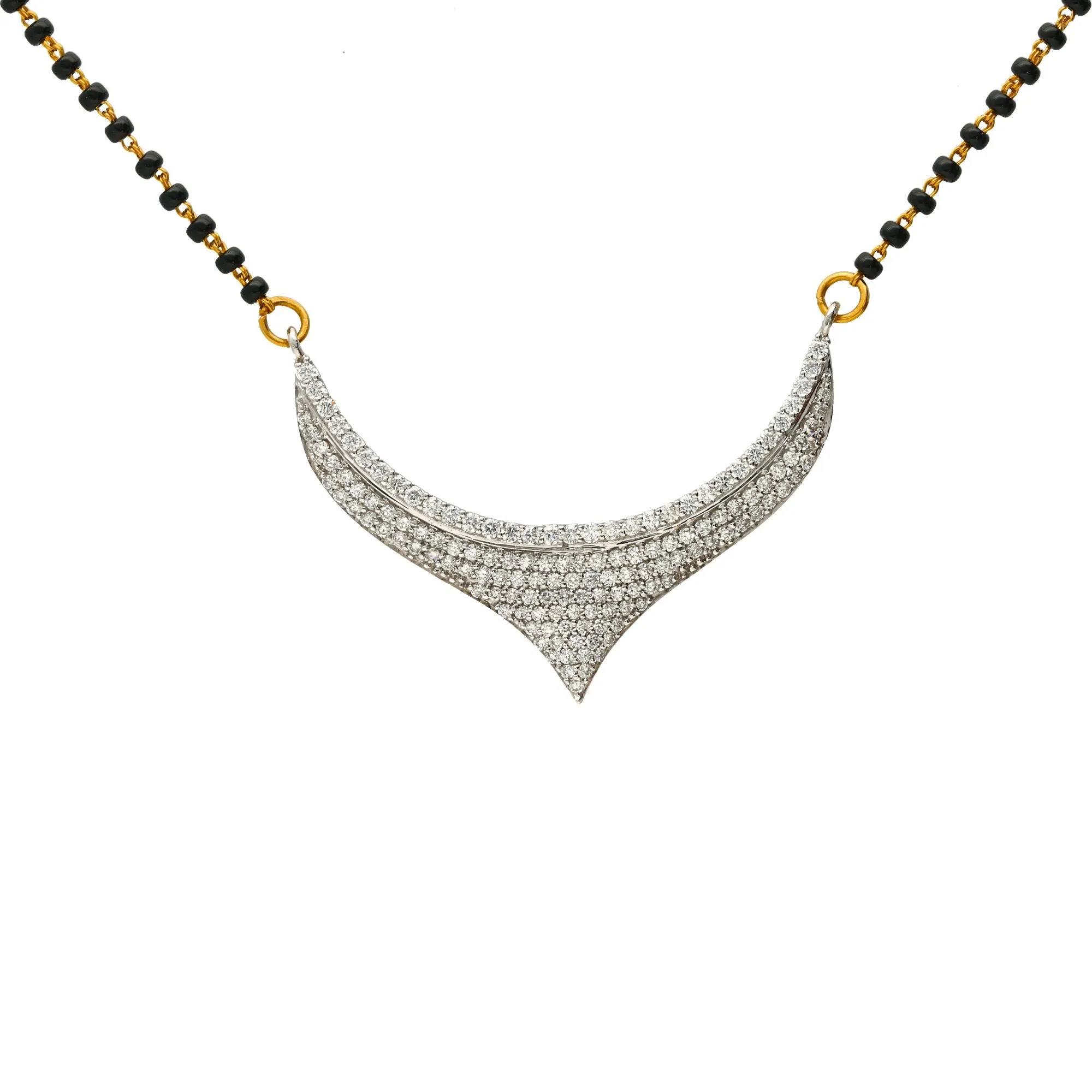 18K Multi-Tone Gold & Diamond Mayra Mangalsutra Necklace