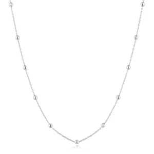 Ania Haie Silver Beaded Station Necklace