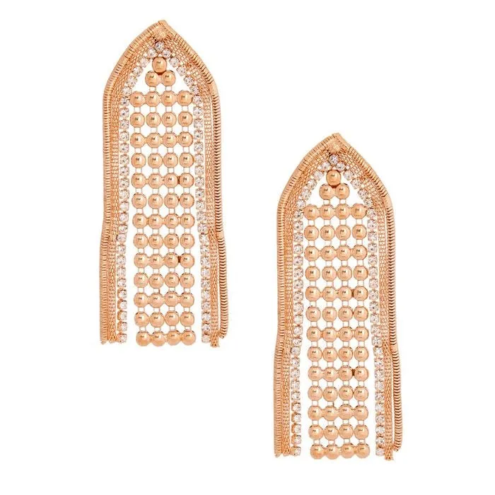 Chainmail Fringe Earrings