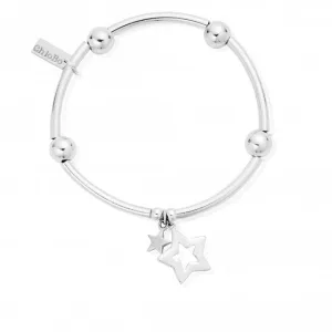 ChloBo Noodle Ball Double Star Bracelet SBNB806812