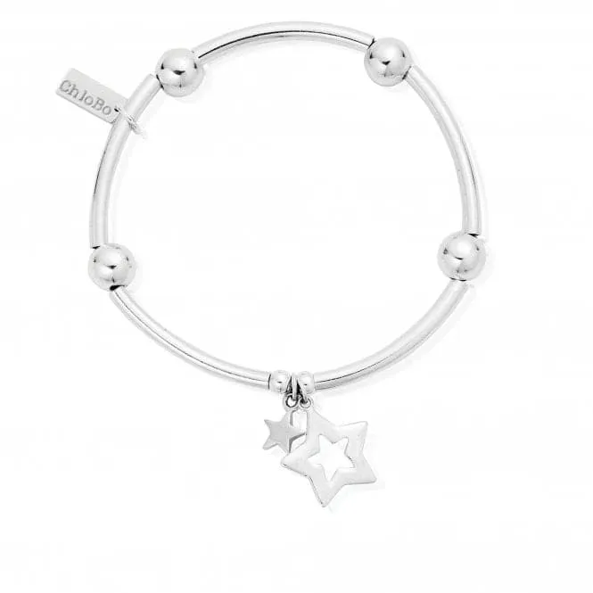 ChloBo Noodle Ball Double Star Bracelet SBNB806812