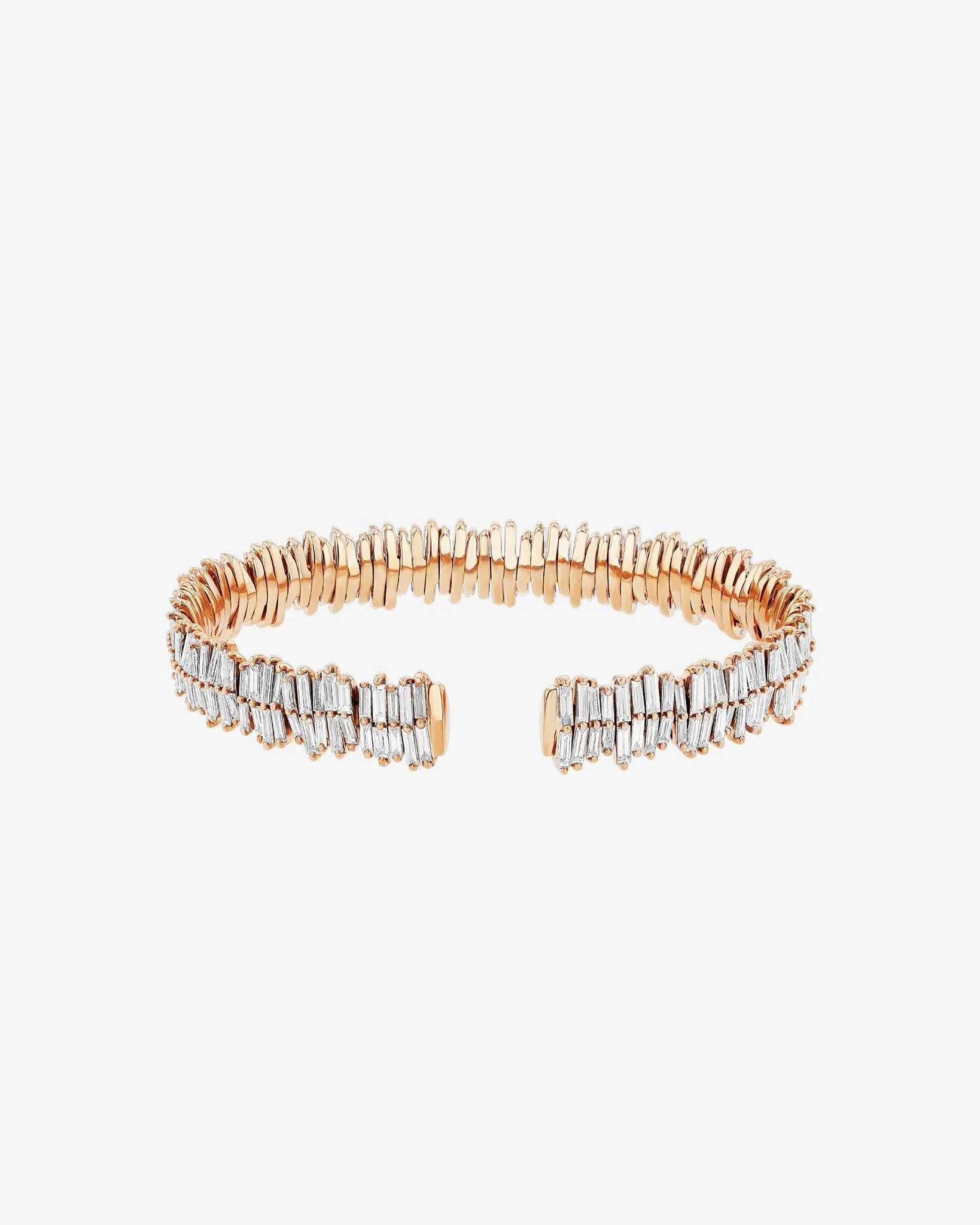 Classic Gold Full Baguette Midi Bangle