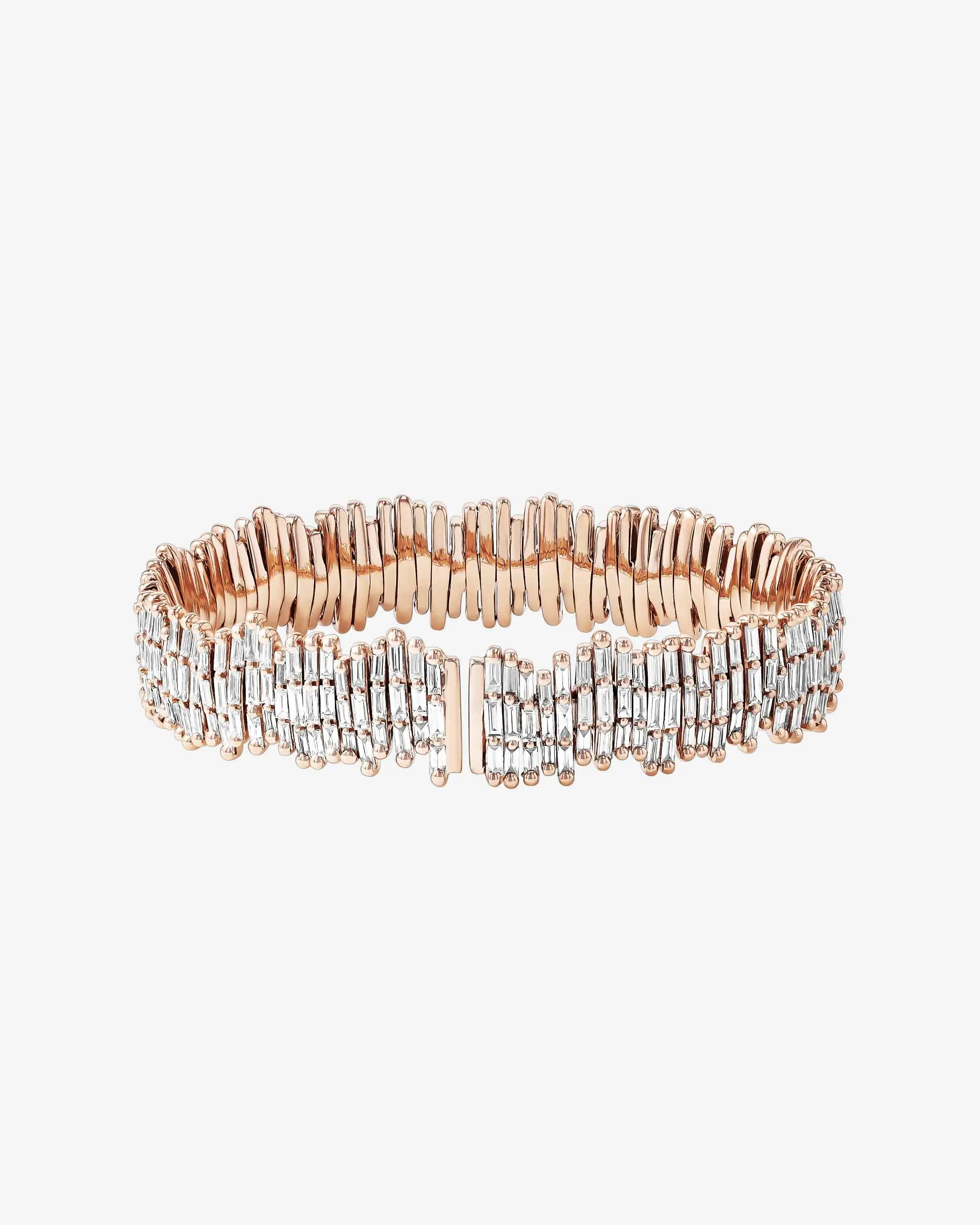 Classic Gold Full Baguette Milli Bangle