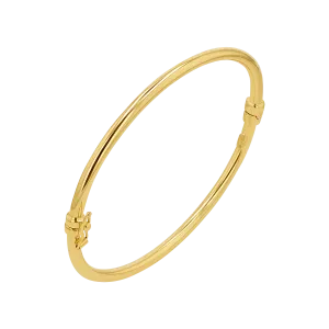 Classic Oval Tube Bangle (3mm)