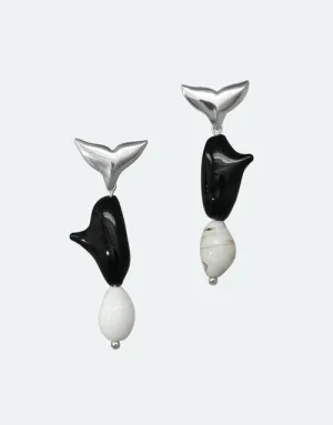 CLED Orca Earrings Sterling Silver