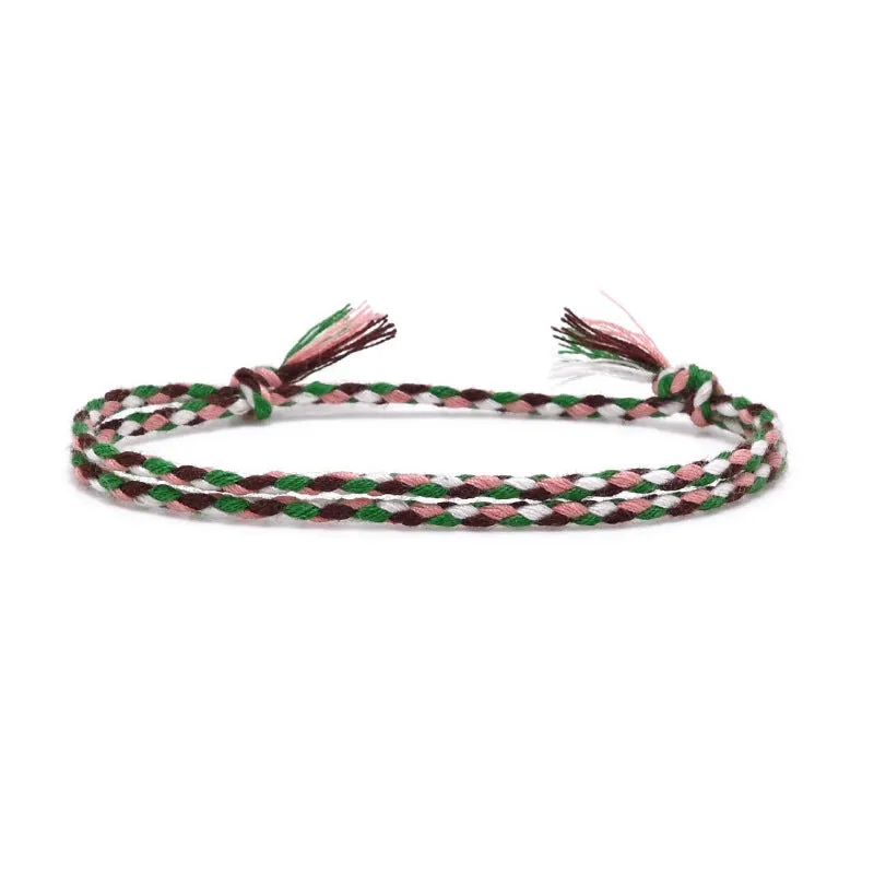 Color Woven Cotton Comfortable Hand Bracelet