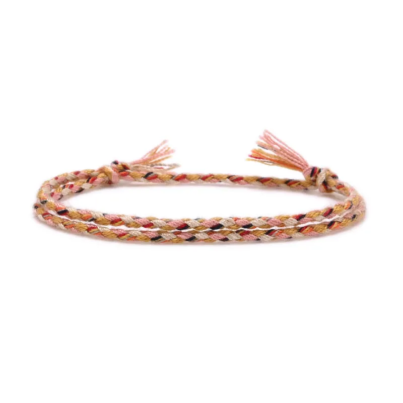 Color Woven Cotton Comfortable Hand Bracelet