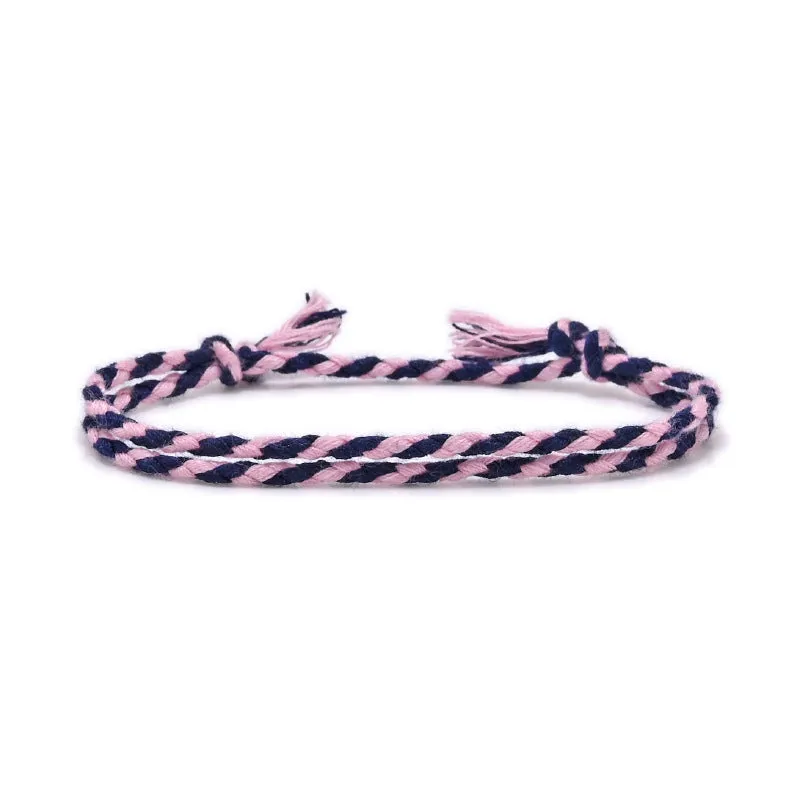 Color Woven Cotton Comfortable Hand Bracelet