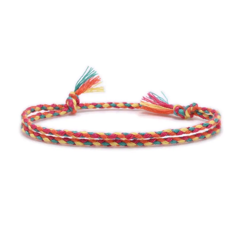 Color Woven Cotton Comfortable Hand Bracelet