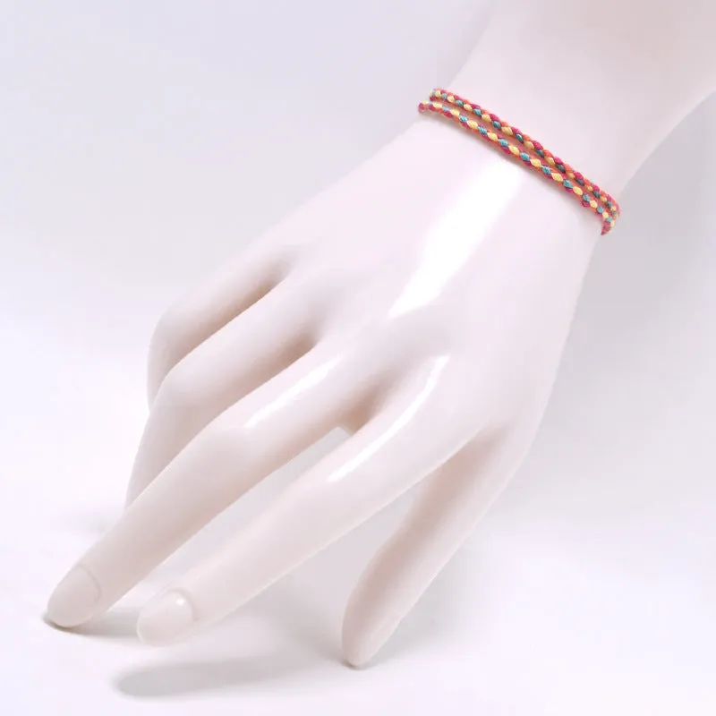 Color Woven Cotton Comfortable Hand Bracelet