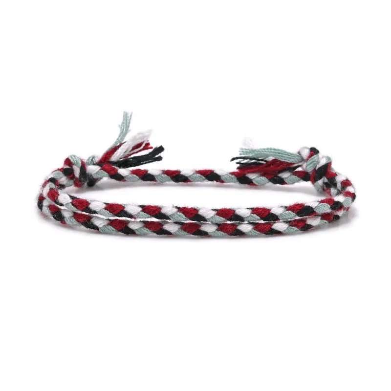 Color Woven Cotton Comfortable Hand Bracelet