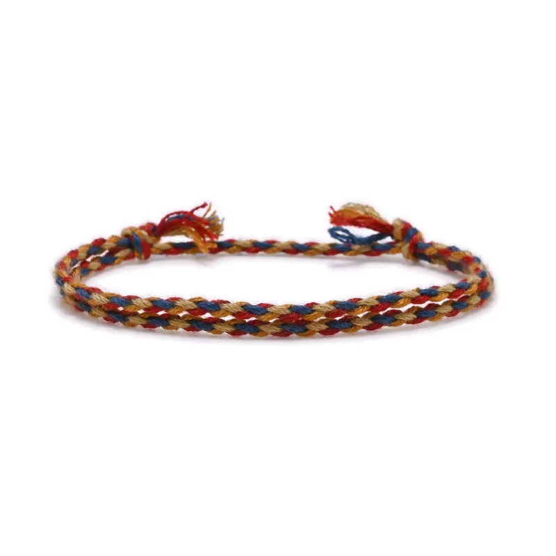 Color Woven Cotton Comfortable Hand Bracelet