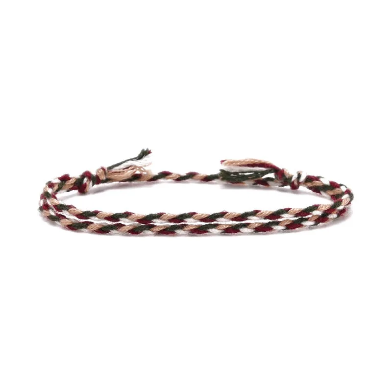 Color Woven Cotton Comfortable Hand Bracelet