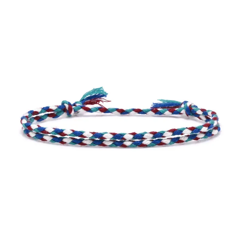 Color Woven Cotton Comfortable Hand Bracelet