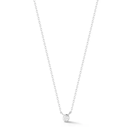 Dana Rebecca Designs Lulu Jack Single Diamond Necklace - White Gold