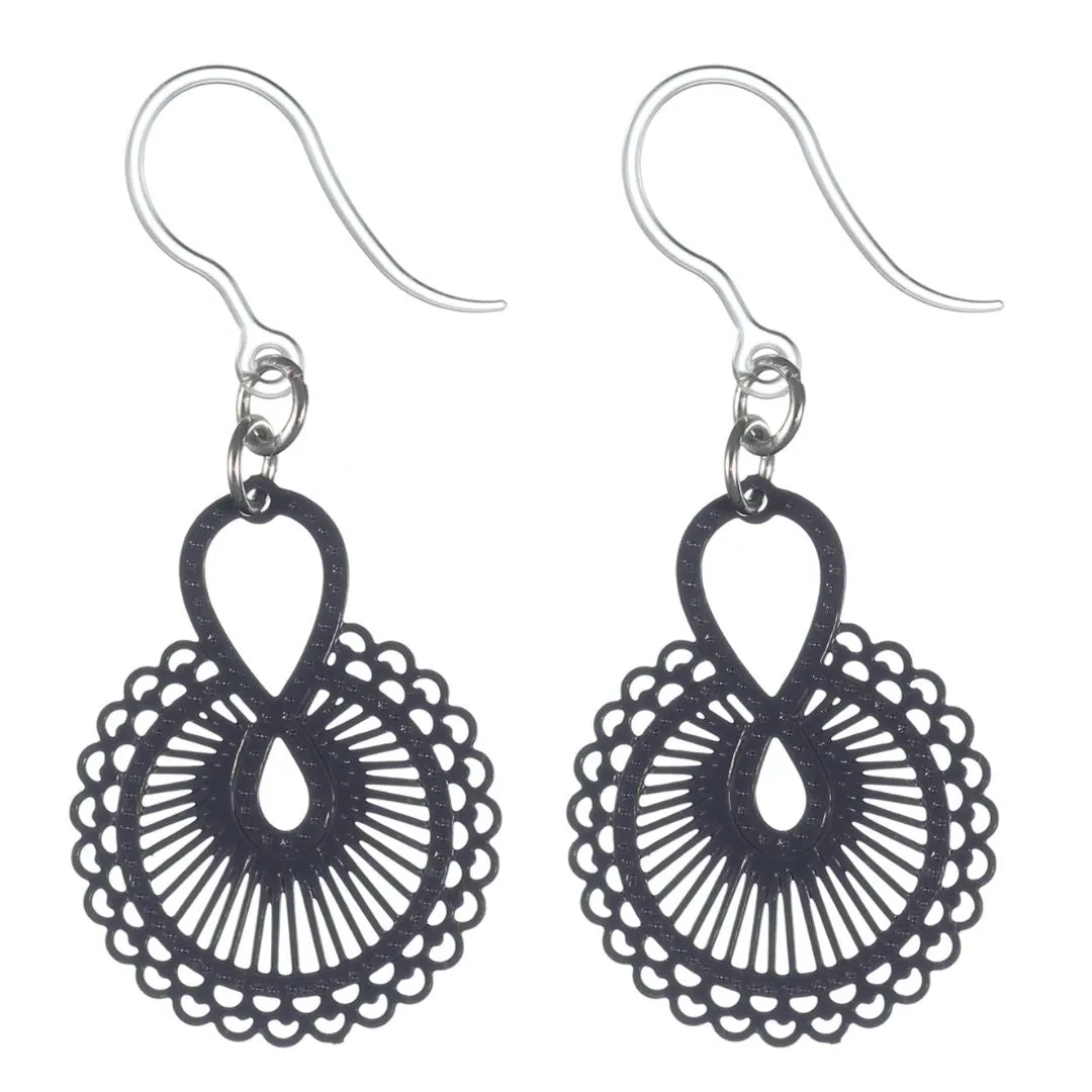 Decorative Gourd Dangles Hypoallergenic Earrings for Sensitive Ears Made with Plastic Posts