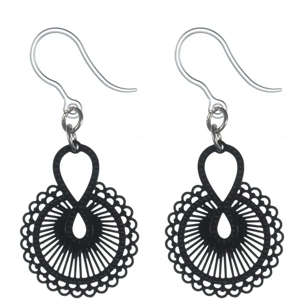 Decorative Gourd Dangles Hypoallergenic Earrings for Sensitive Ears Made with Plastic Posts