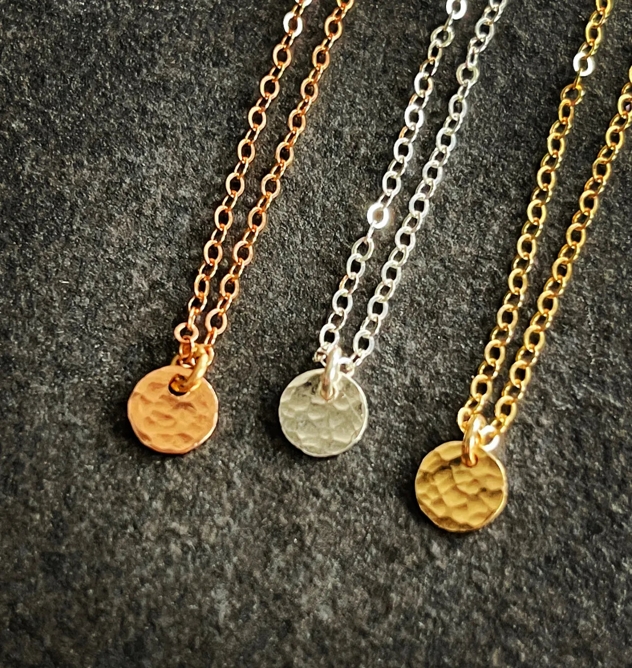 Delicate Disc Necklace