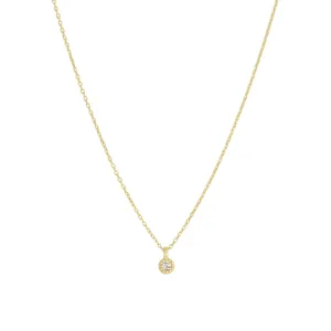 Diamond Necklace - 14K Gold