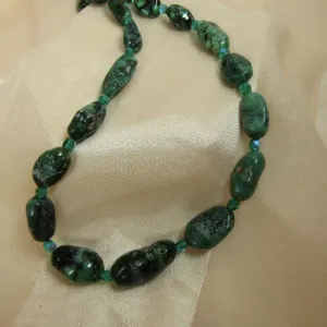 Emerald Green Turquoise Necklace