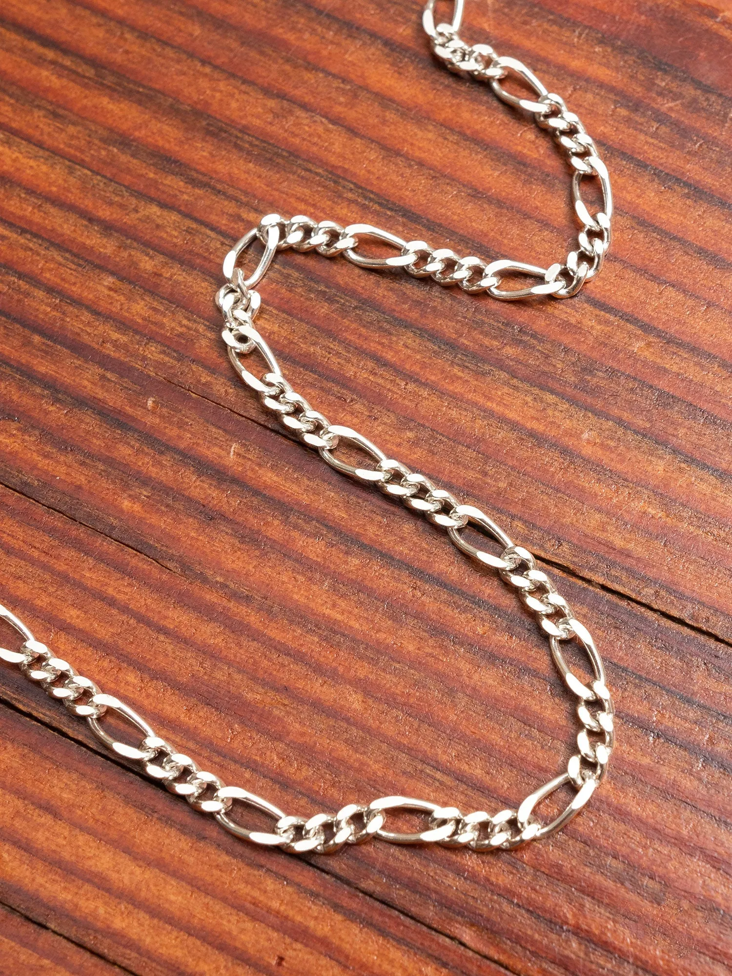 Figaro Chain in Silver