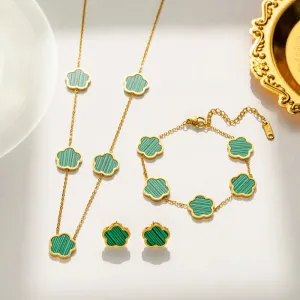 Flower Jewelry Set