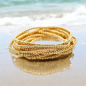 Gold Filled 3mm Ball Bracelet