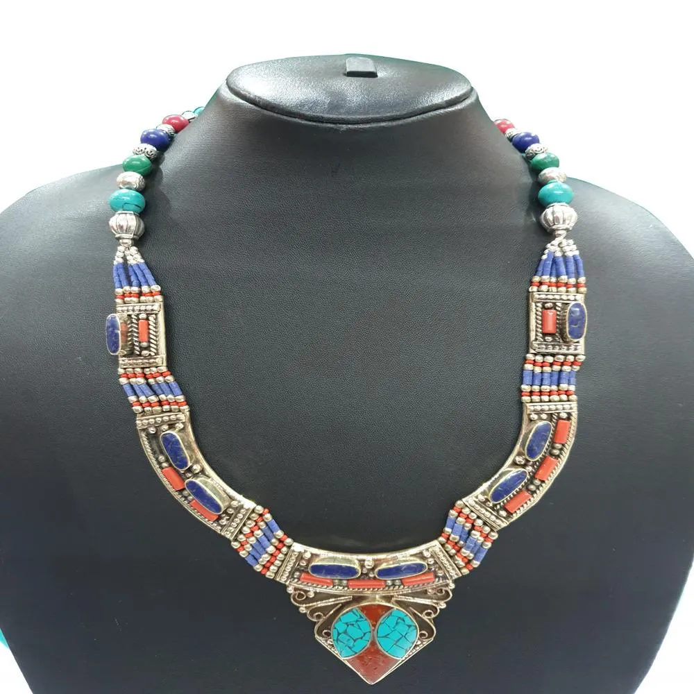 Handcrafted Tibetan jewelry Necklace for woman. Sold by Per Piece