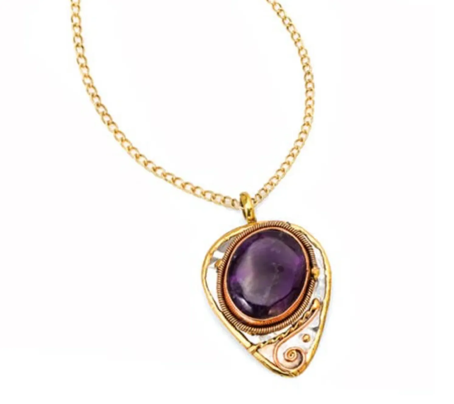 Janya Pendant - Amethyst