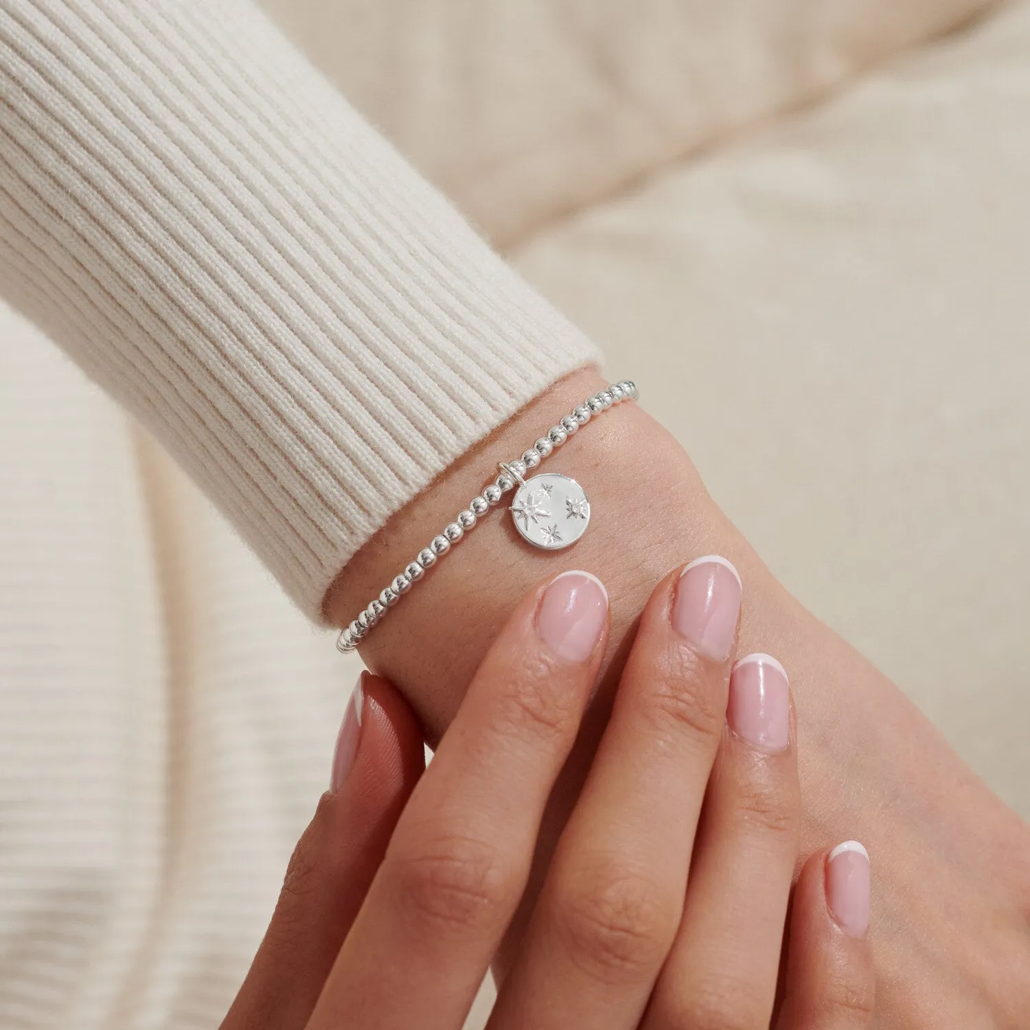 Joma Jewellery Silver Plated A Little 'Friendships Are Life's Treasures' Bracelet