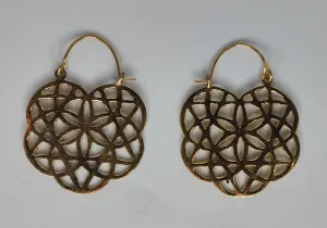 Kala Merkaba/Flower Of Life Earrings