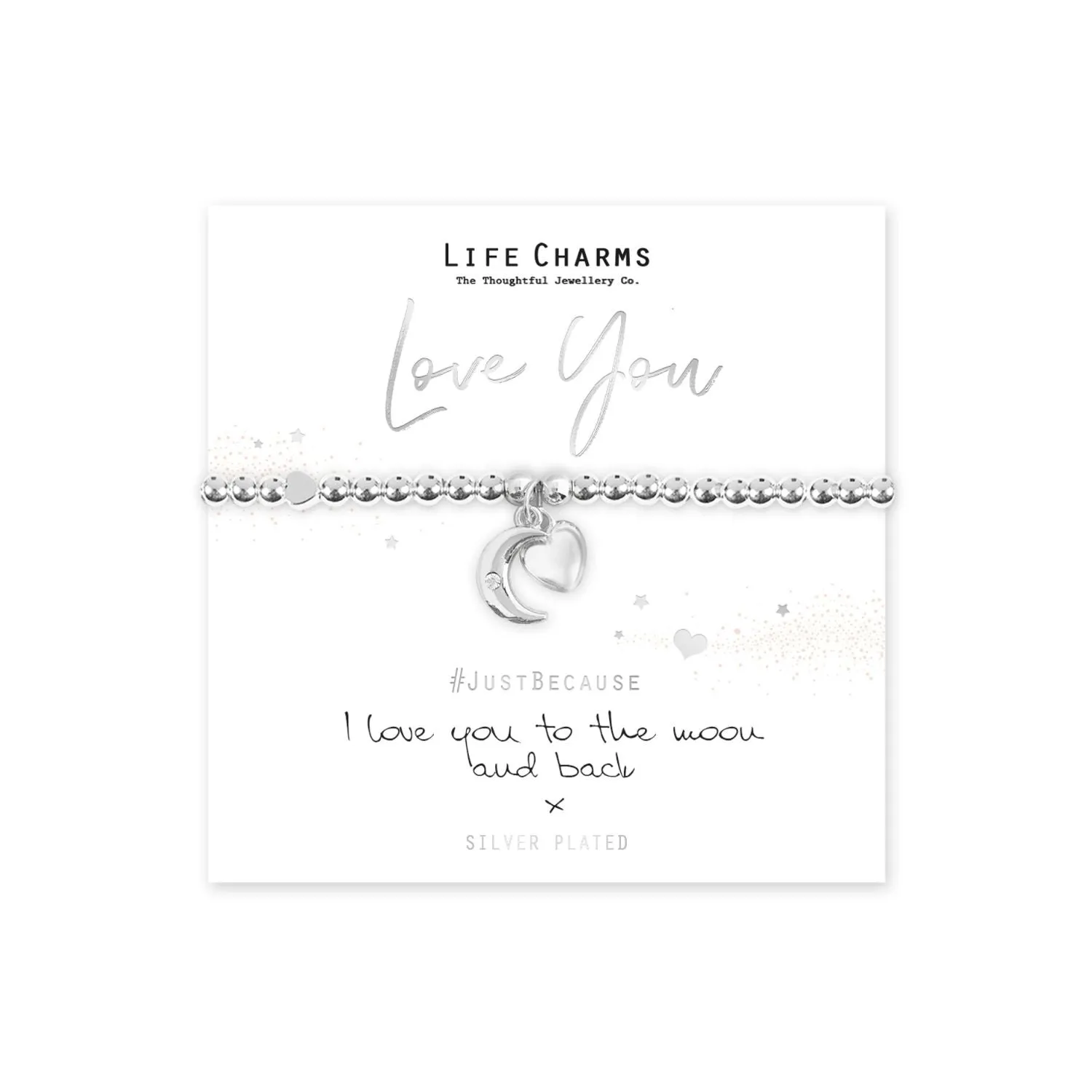 Life Charms "Love You To The Moon and Back" Bracelet