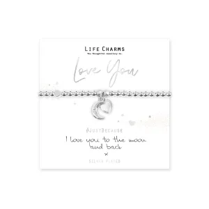 Life Charms "Love You To The Moon and Back" Bracelet