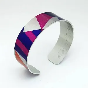 Museum Bracelet Cuff Thin - Ribyat Triangles