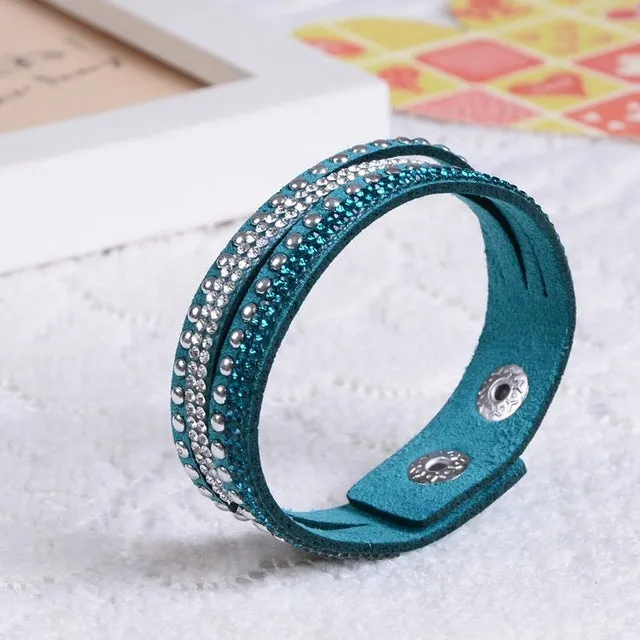 New Fashion  Leather Bracelet! Factory Discount Prices, Charm Bracelet!1 Free Shipping!