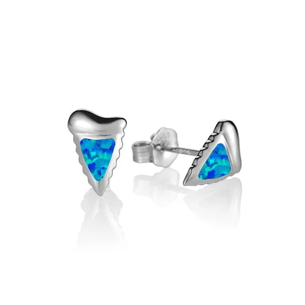 Opal Mighty Mano Tooth Earrings