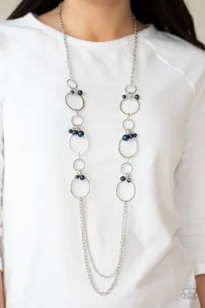 Paparazzi Necklace ~ Ante UPSCALE - Blue