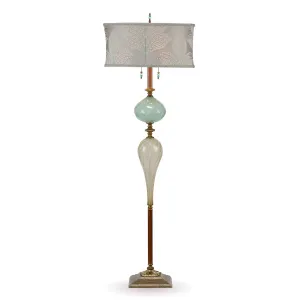 Preston Floor Lamp 205ag163 by Kinzig Design Colors Sea Foam Cream