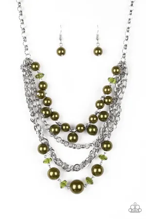 Rockin Rockette - Green Paparazzi Necklace