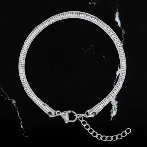 Rounded Snake Chain - Silver