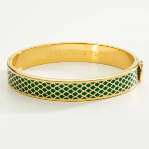 Salamander Emerald & Gold Bangle