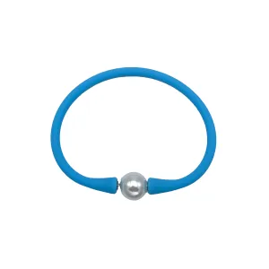 SB-2649 SILICONE BRACELET LIGHT BLUE