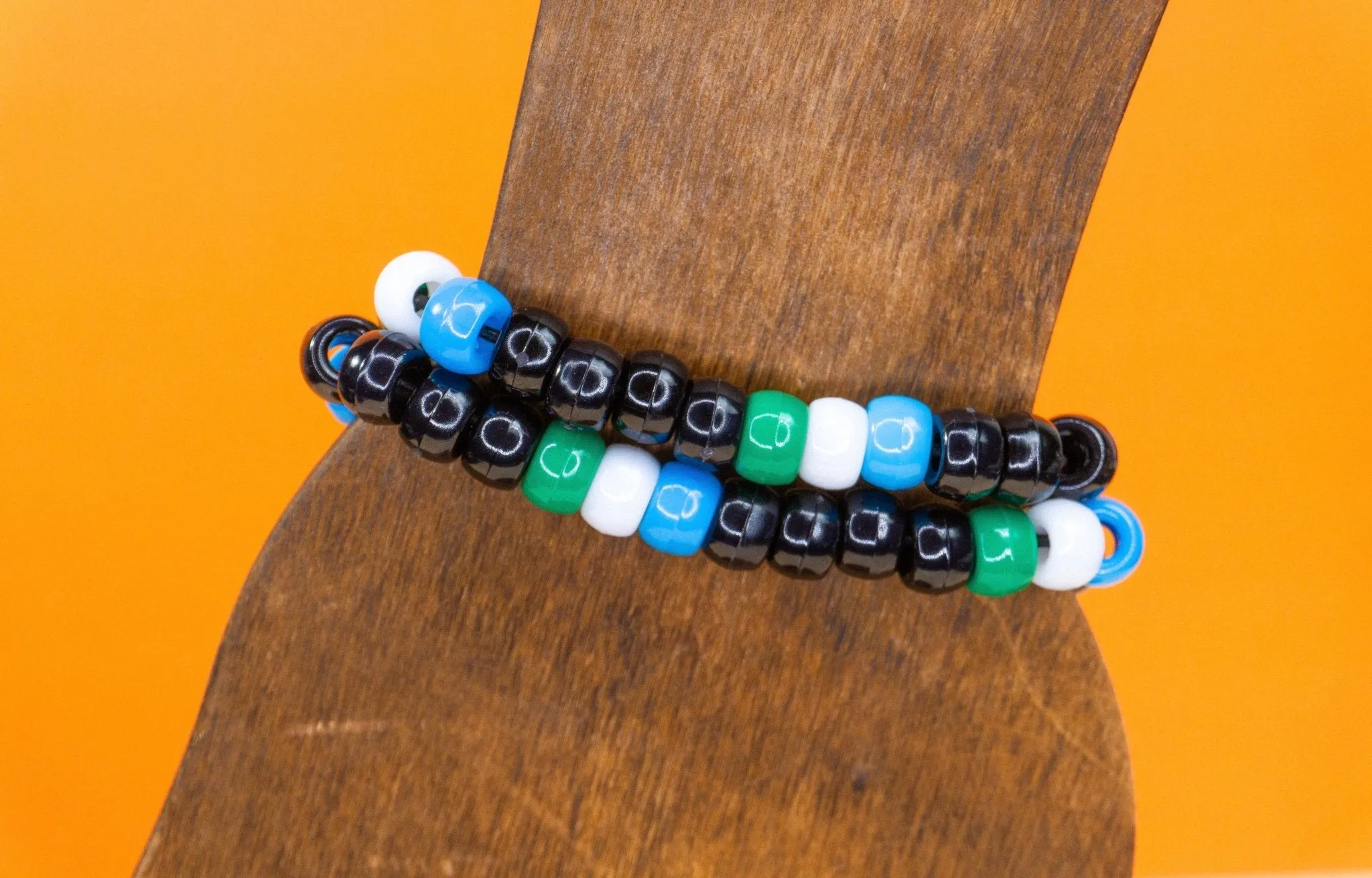 Sierra Leone Flag Beaded Bracelets (ON SALE)