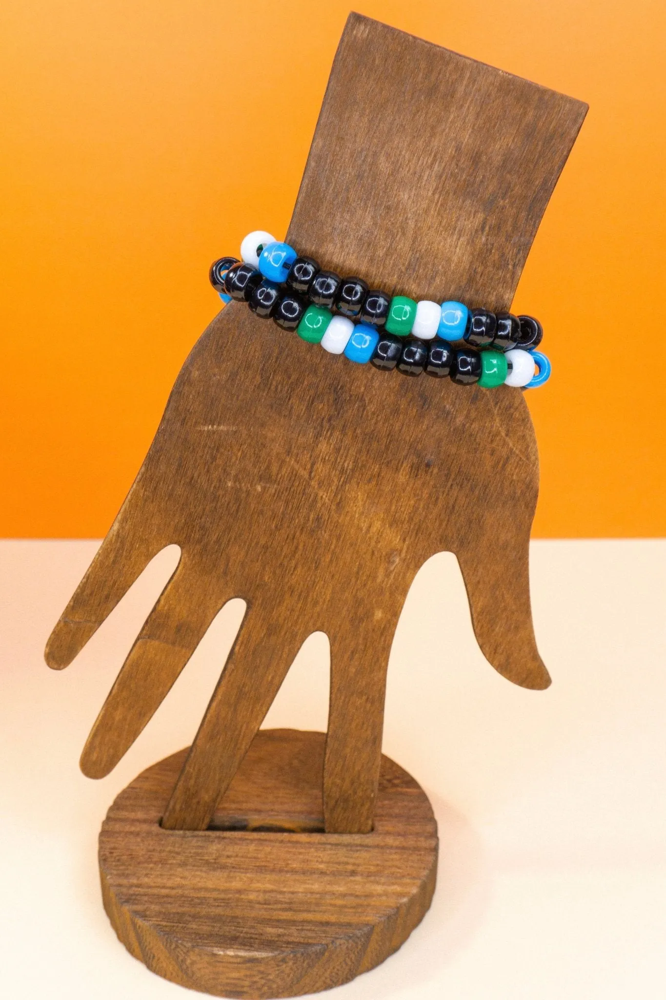 Sierra Leone Flag Beaded Bracelets (ON SALE)