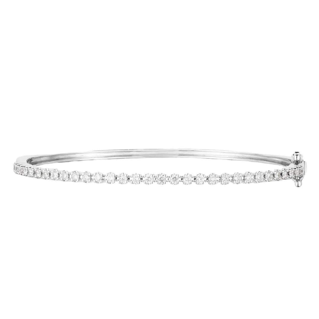 Single Diamond Bangle