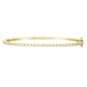 Single Diamond Bangle