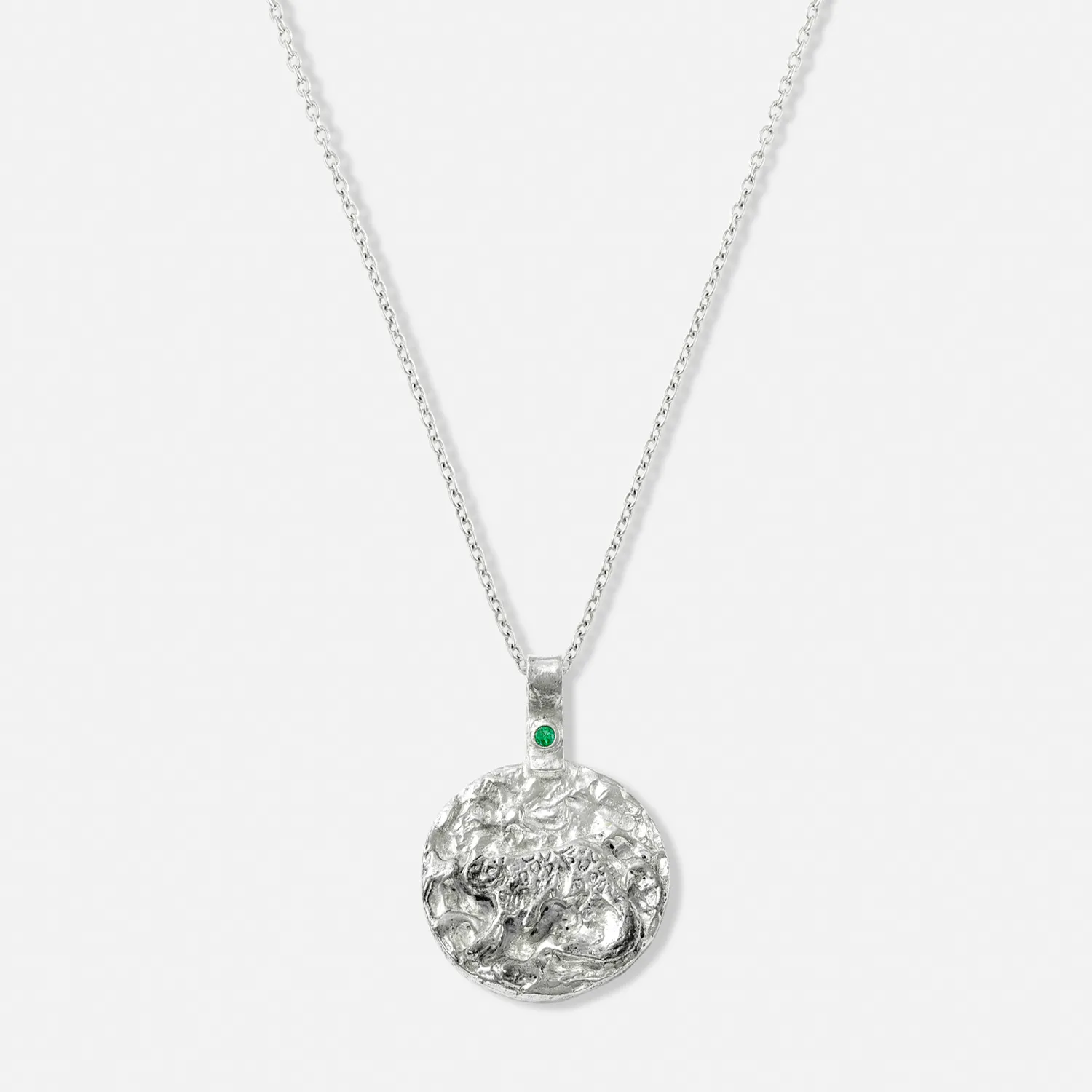 Snow Leopard Talisman Silver