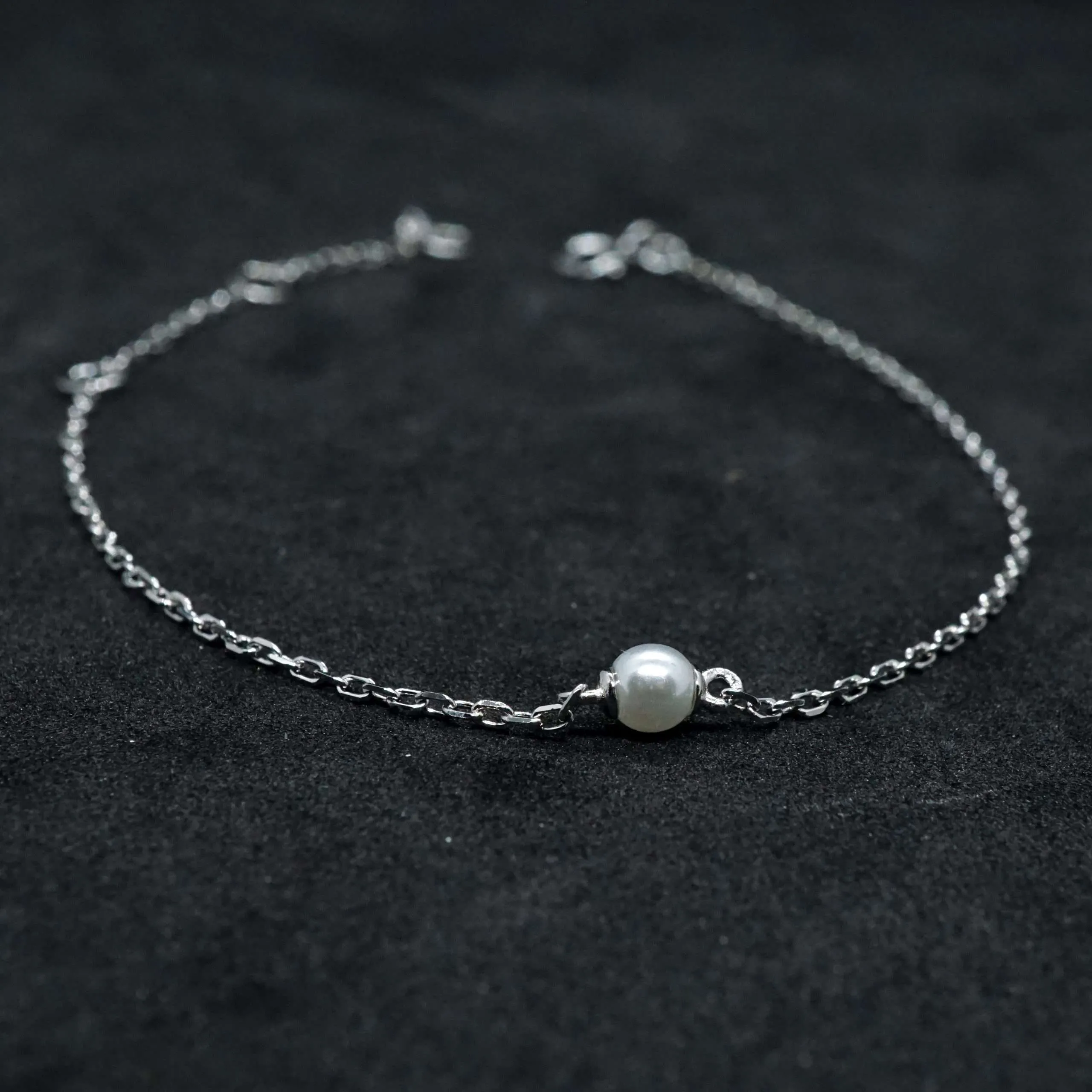 Sola X - Minimalist Single Pearl Bracelet