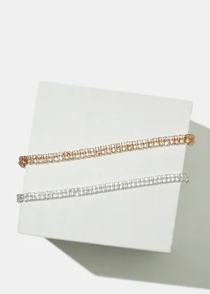 Sparkly Rhinestone-Studded Bracelet