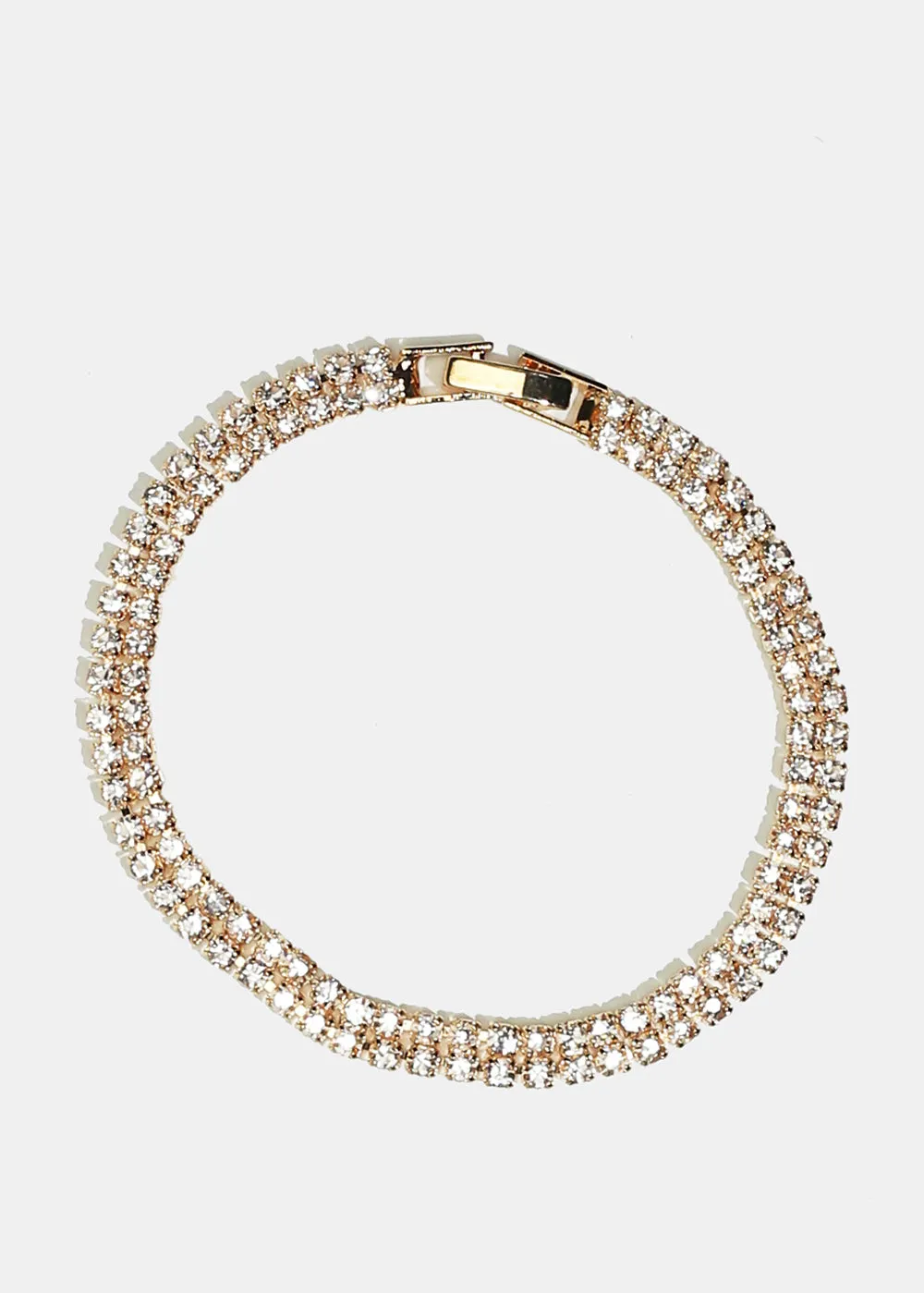 Sparkly Rhinestone-Studded Bracelet